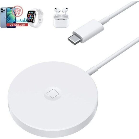 Magnetic Wireless Charger 3 in 1 15W Fast Wireless Charging - Picture 1 of 9